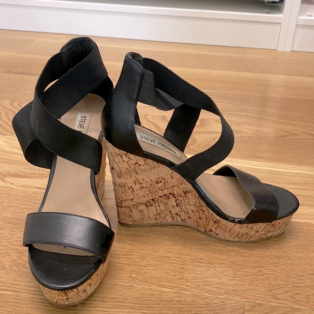 Steve Madden cork sandals
